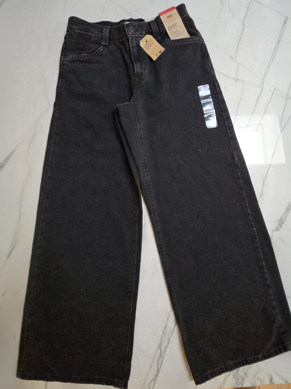 Levi's Wide-Leg Black Jeans